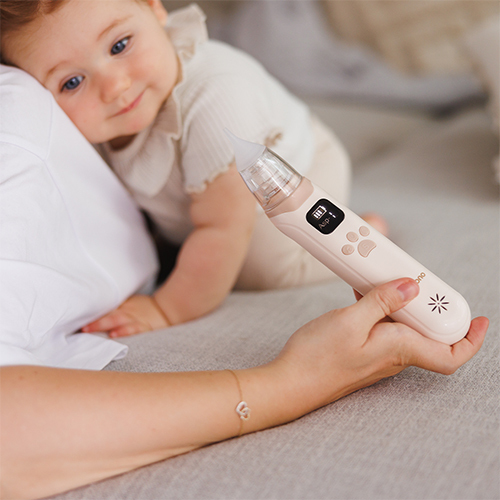 BABYONO Odsávačka nosných hlienov elektronická USB nabíjanie
