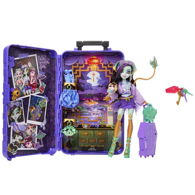 Mattel Monster High Skulltimate secrets Destination muñeca JINAFIRE LONG, JDR52
