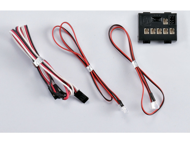 Killerbody svetelná sada 1:10 4x LED, riadiaca jednotka
