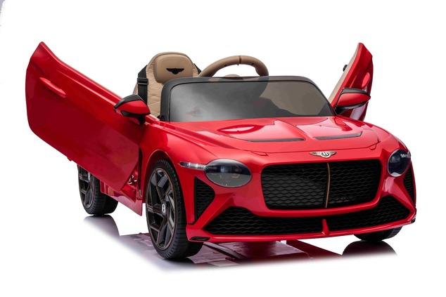 Elektrické autíčko Bentley Bacalar 12V, červené, Dvere otvárajúce sa nahor, 2.4 GHz diaľko