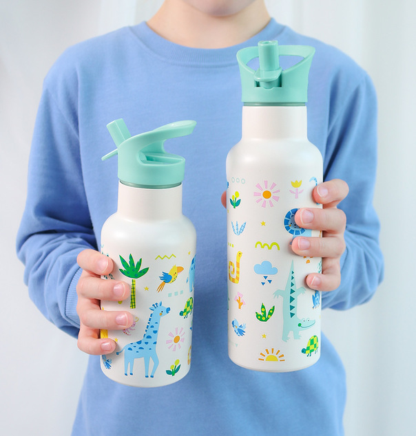 A Little Lovely Company - bouteille en acier inoxydable, 350 ml - jungle