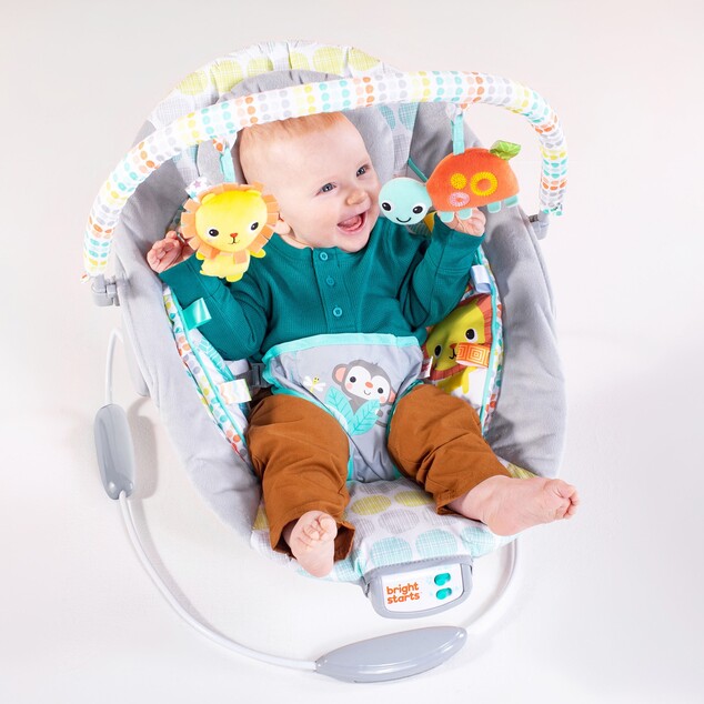 Lettino vibrante con melodia Whimsical Wild 0m+, fino a 9kg, 2019