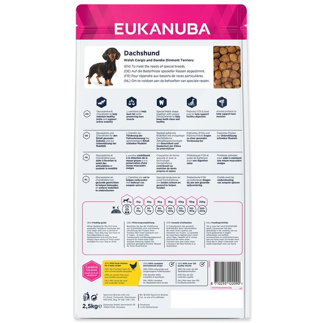 EUK DACHSHUND JAZVEČÍK 2,5KG