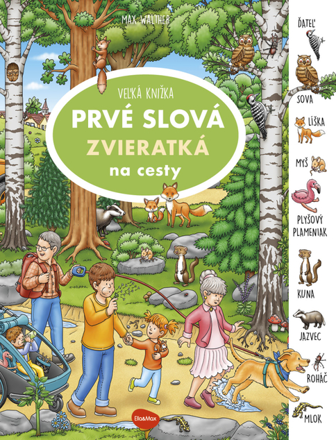 Na cesty – Veľká knižka Zvieratká - Prvé slová