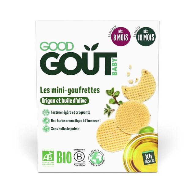 Good Gout BIO Wafle s oreganom a olivovým olejom (24 g)