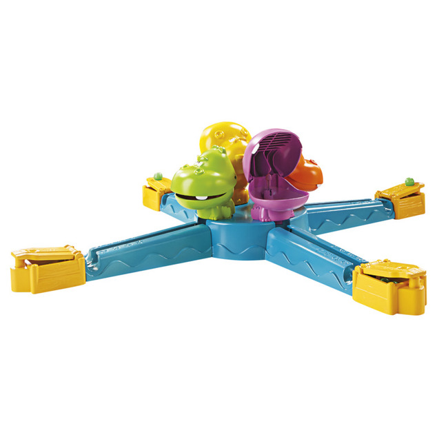 Hasbro Kinderspiel Hungrige Flusspferde - Trägerraketen E9707