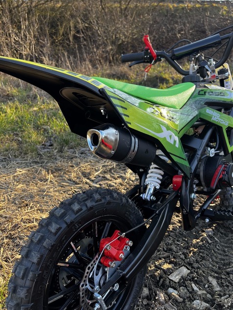 Motocicleta de gasolina para niños Beneo Motors CROSS XM verde - 50cm3