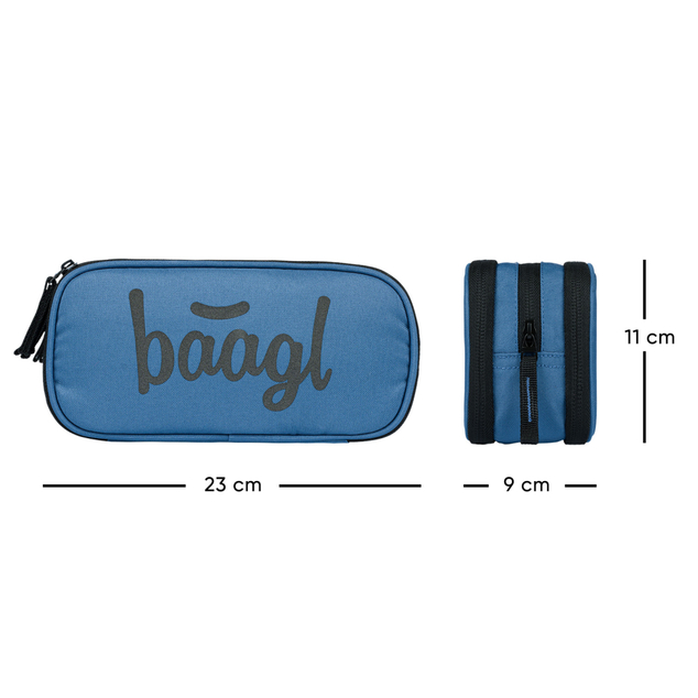 BAAGL Studenten-Federmappe Etui Ocean Blue
