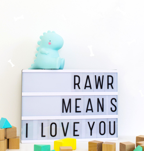 A Little Lovely Company - malé nočné svetlo - T-rex