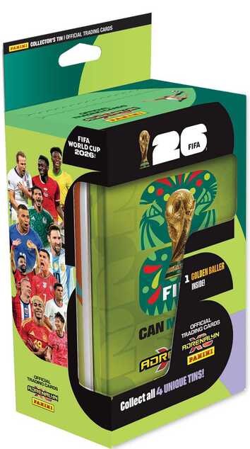 FIFA WORLD CUP 2026 - ADRENALYN - plechová krabička CLASSIC