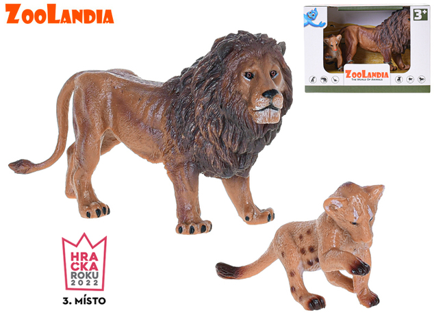 Zoolandia lev s mláďaťom 8,5-13cm