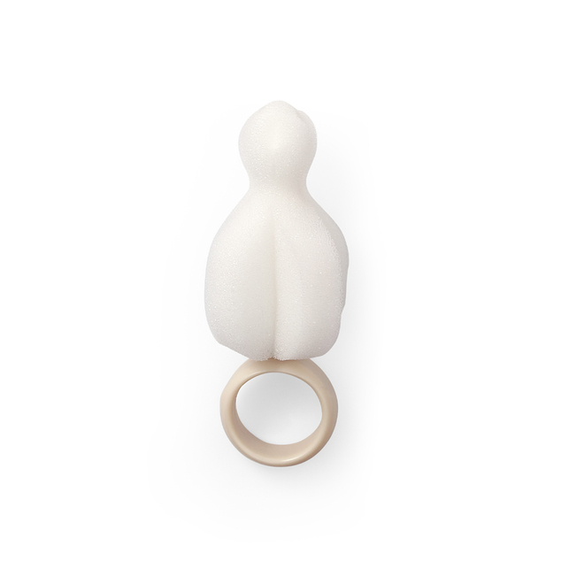BABYONO Brosses pour biberons et tétines avec poignée amovible Beige