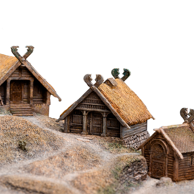 Weta Workshop Trilogia Stăpânul Inelelor - Edoras Limited Edition Environment