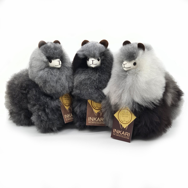 INKARI Jucărie de pluș Alpaca Small ediție limitată Wolf 23cm