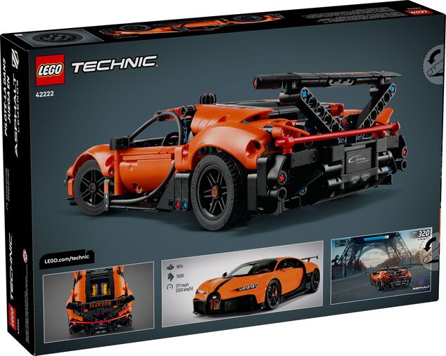 LEGO® Technic 42222 Hyperauto Bugatti Chiron Pur Sport