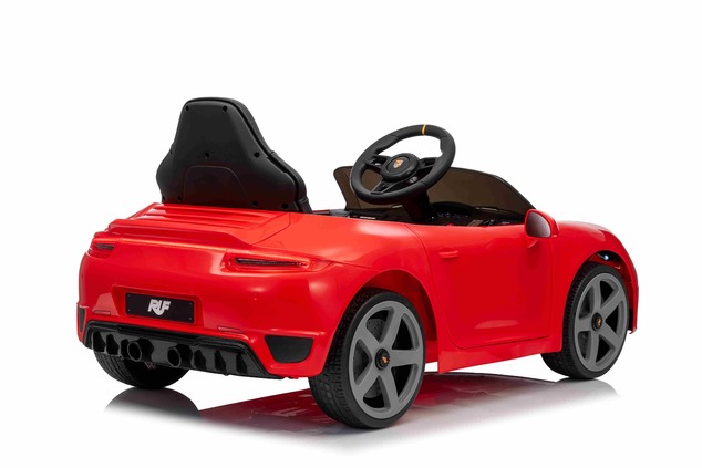 Elektrické autíčko RUF GT 12V, červené, Otváracie dvere, 2.4 GHz diaľkové ovládanie, LED s
