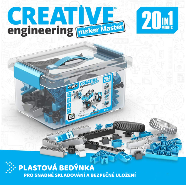 Engino Creative engineering 20 in 1 : maker master