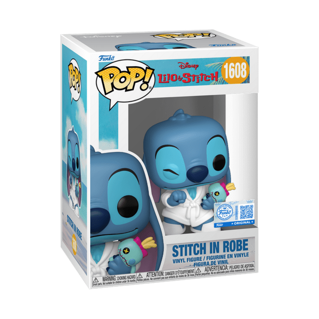 Funko POP Disney Pop Lilo Et Stitch Stitch Im Bademantel