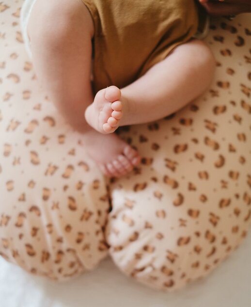Cuscino gravidanza e allattamento Multirelax 3 in 1 Cotone, Leopardo
