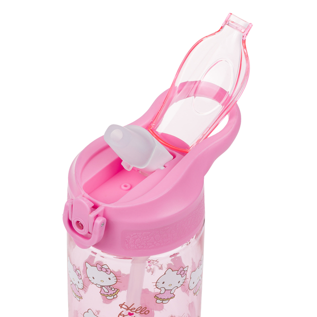 BAAGL Tritanová fľaša na nápoje so slamkou Hello Kitty Sweet Leopard, 500 ml