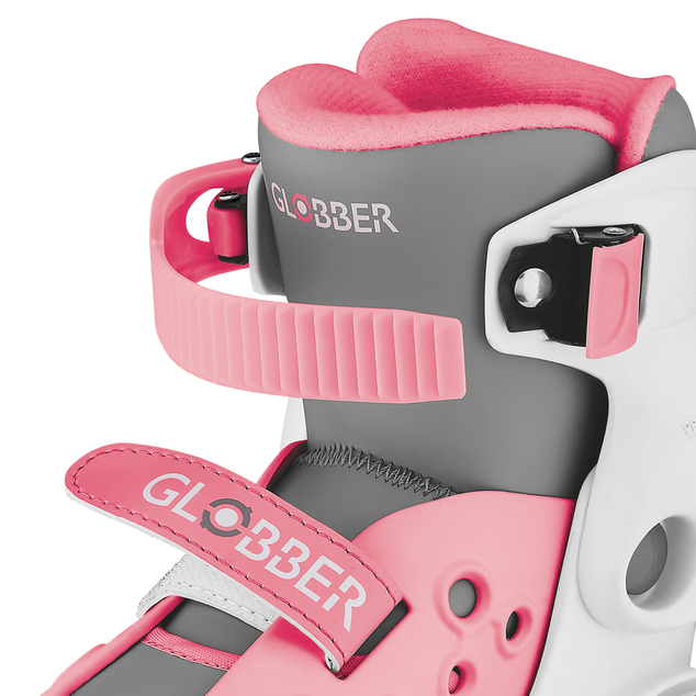 Globber Patins pour enfants GO QUAD Taille : 26-29 Rose Pastel