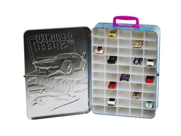Klein Sammlerkoffer Hot Wheels, 50 Stück