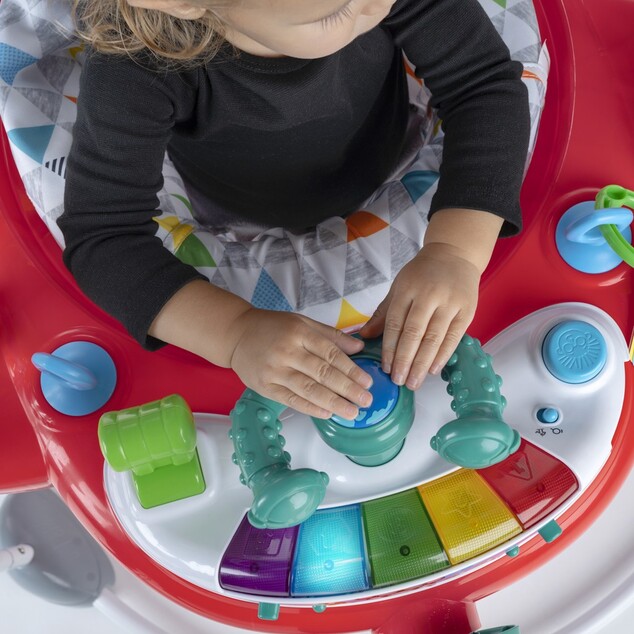 BABY EINSTEIN Skákadlo/aktívne centrum 2v1 Ocean Explorers Airplane Adventure™