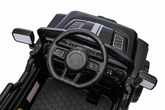 Elektrické autíčko OFFROAD NEW s pohonom zadných kolies, biele, Lítiová batéria