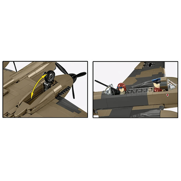 Cobi II WW Messerschmitt Bf 110C, 1:32, 573 p, 2 f