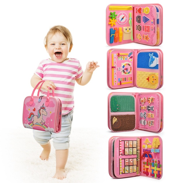 2Kids Toys Libro busy sensoriale Unicorno 4