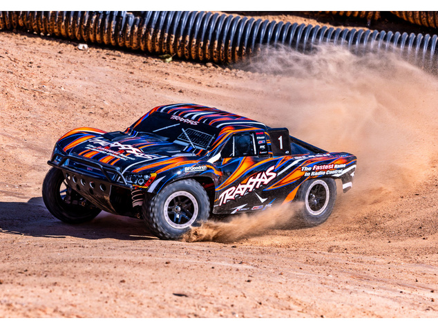 Traxxas Slash 1:10 HD VXL 4WD RTR modrý