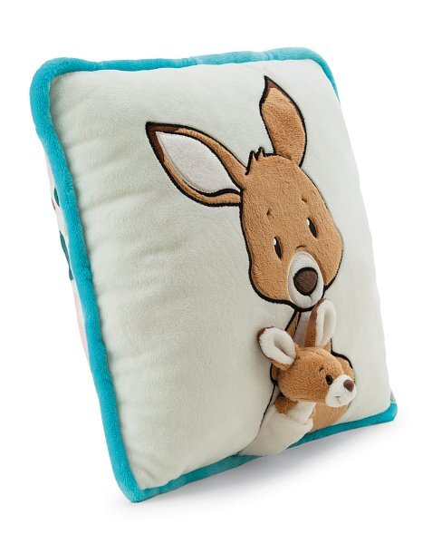 NICI vankúš Koala s mláďaťom 7cm, 30x30cm GREEN