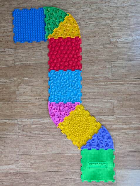 Ortopedek - tapis sensoriels 9 pcs