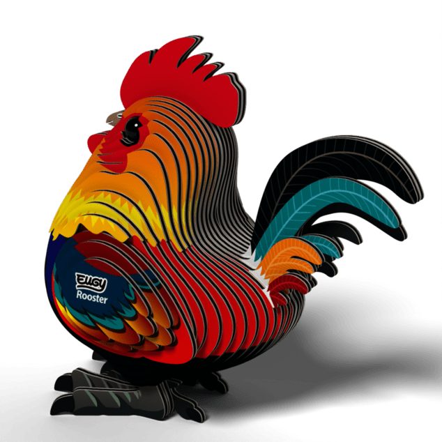 EUGY Hahn 3D Kartonbausatz