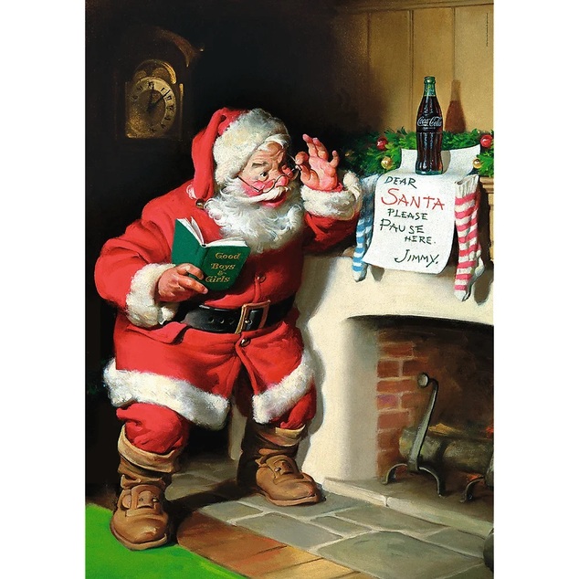 Trefl Puzzle 1000 Coca-Cola: Santa pri krbe