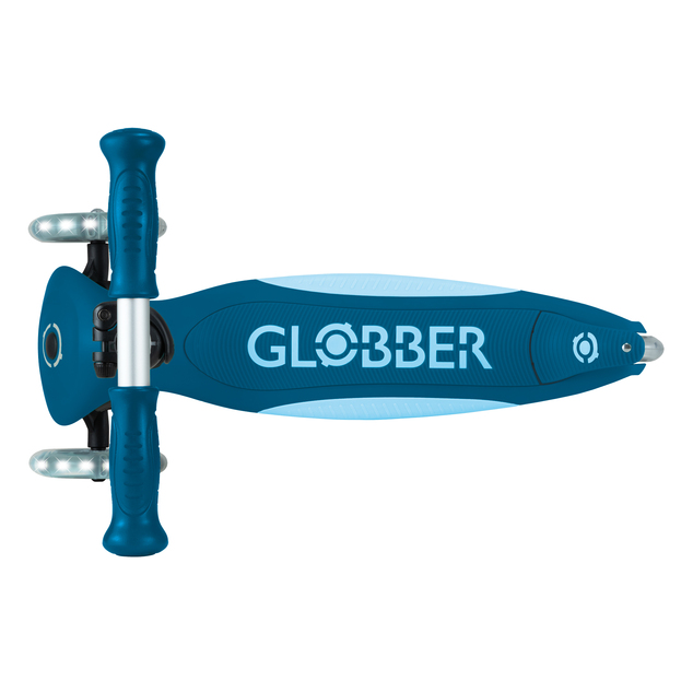 Globber detská skladacia kolobežka Elite Lights Deep Blue