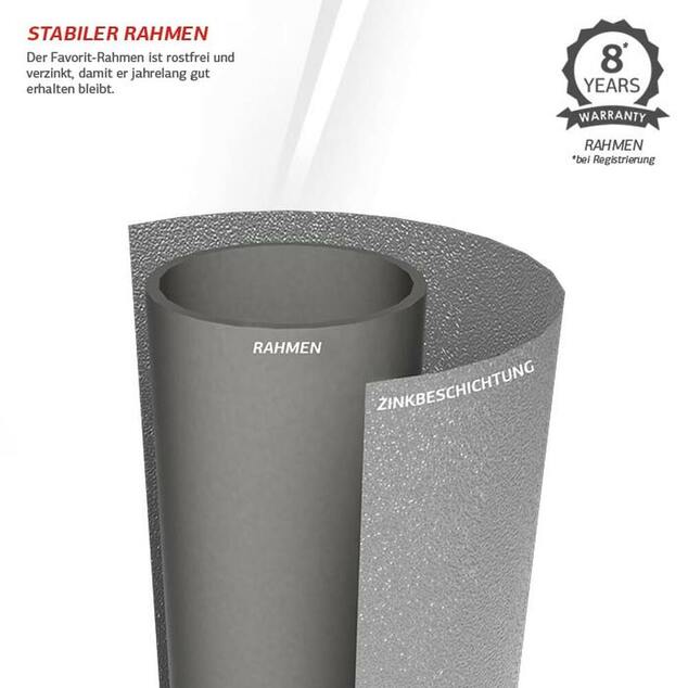 BERG Favorit Regular 380 Green + Ochranná sieť Comfort