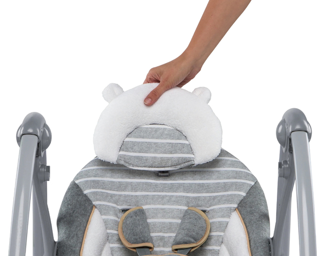 INGENUITY Altalena convertibile da viaggio con melodia Bella Teddy™ 0m+ fino a 9kg
