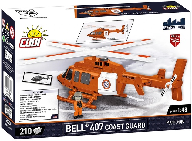 Cobi Bell 407 Pobřežní stráž, 1:48, 215 k