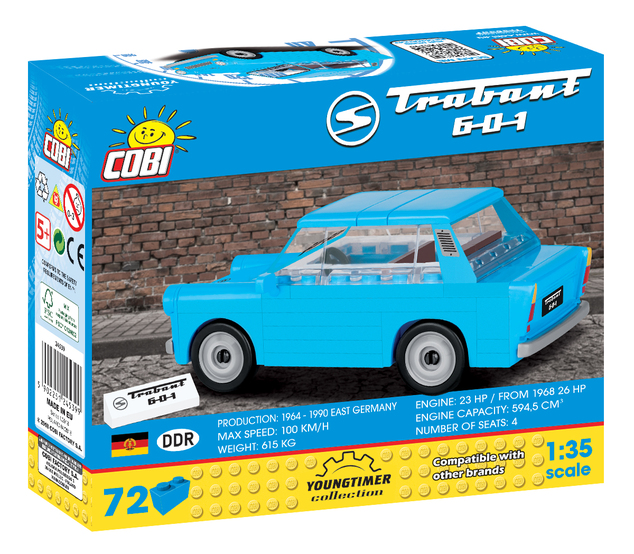Cobi 24539 Youngtimer Trabant 601 1:35