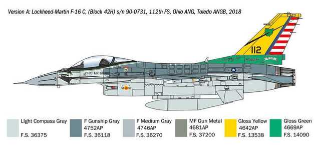 Model Kit War Thunder letadlo 35105 - F-16C Fighting Falcon (1:48)