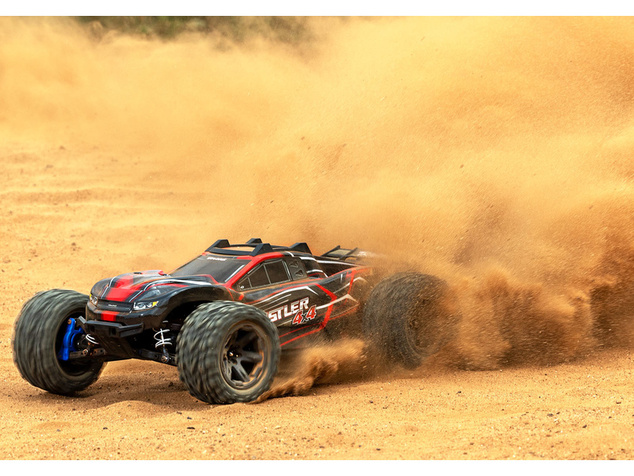 Traxxas Rustler 1:10 BL-2s 4WD RTR červený