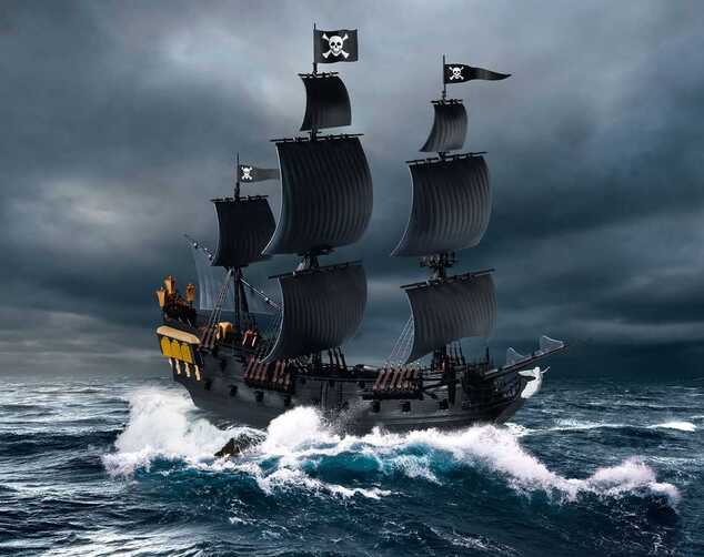 EasyClick loď 05499 - Black Pearl (1:150)