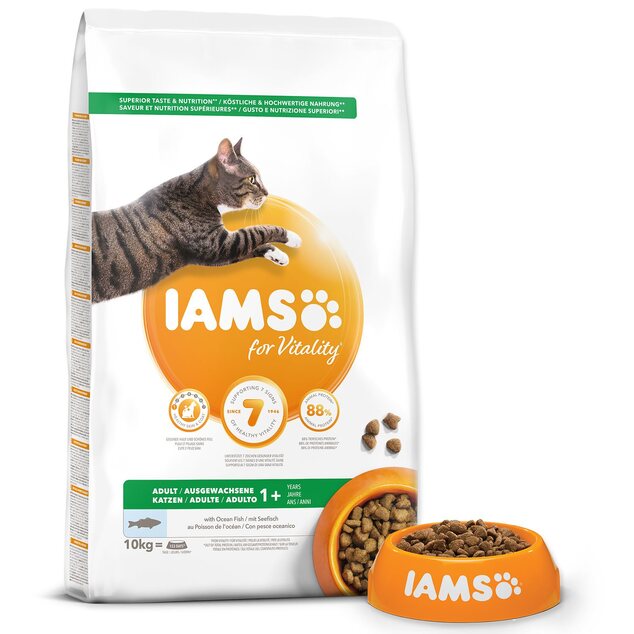 IAMS Cat Adult Ocean Fish 10kg