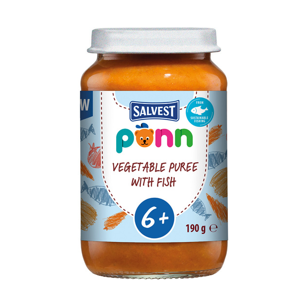 Salvest PONN Kabeljau mit Gemüsepüree (190 g)
