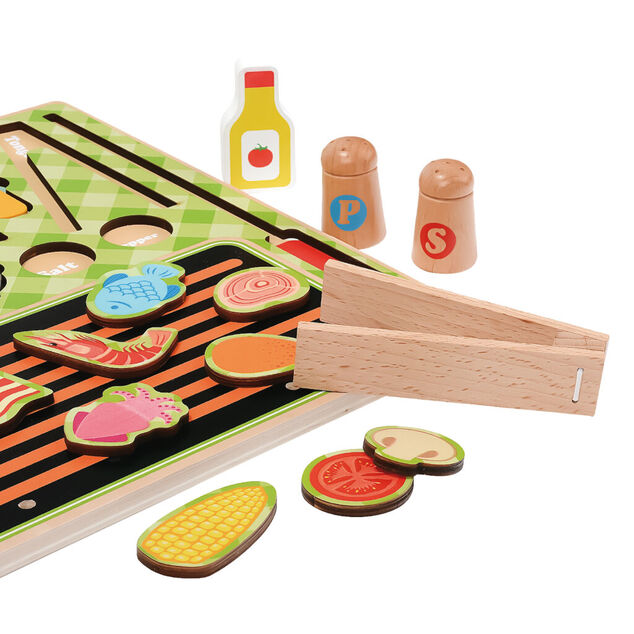 Bino Vkladacie puzzle grilovanie
