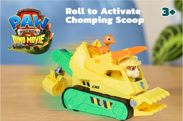 Spin Master Paw Patrol Dino veicolo d'azione Rubble