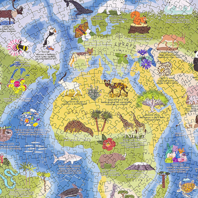 Ridley's Games Puzzle gefährdete Welt 1000 Teile