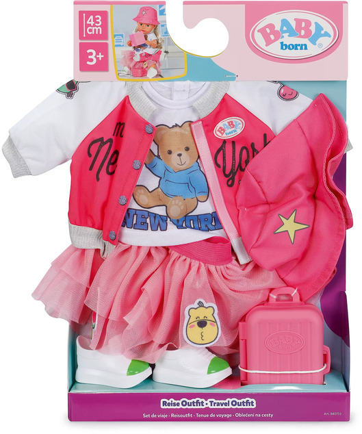 BABY Born Vêtements de voyage, 43 cm