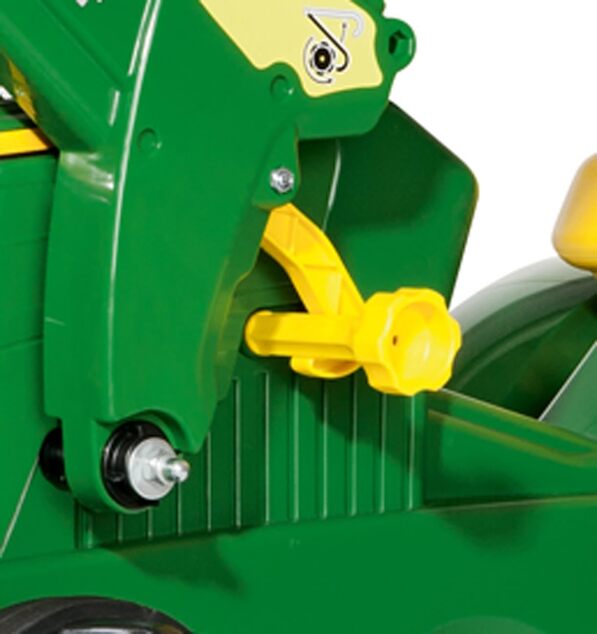 Rollytoys Šliapací traktor John Deere s predným nakladačom Farmtrac